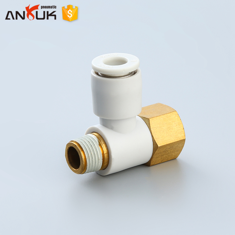 Pneumatic pipe fitting convenient pneumatic quick connect pneumatic fittings female threads straight tube fitting push in fittin