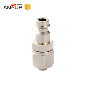 Pneumatic nickel plating metal union quick connector