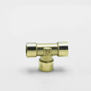 PFT Series Equal Female Tee Brass Pneumatic Pipe Fitting