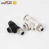 3 way air hose connector pneumatic quick air fitting